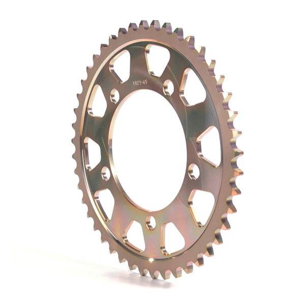 Sprocket Aluminium, gold, T42, 525, racing rim