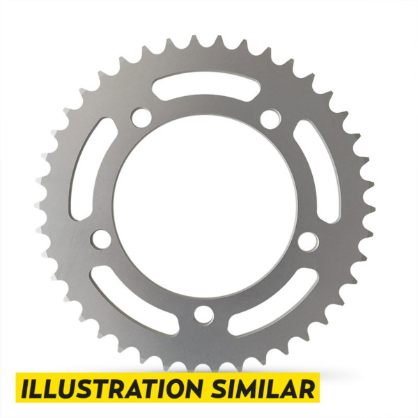 Sprocket aluminium, silver, T43, 520