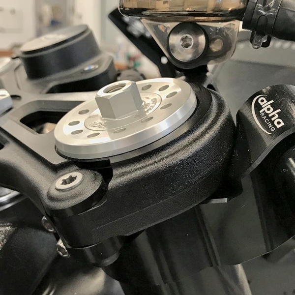 Clamp for triple clamp right