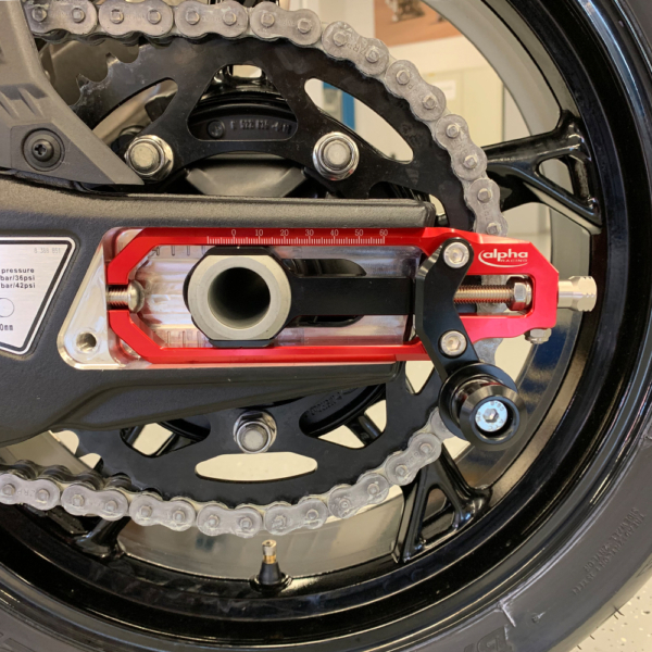 Chain adjuster kit EVO red – Bild 4