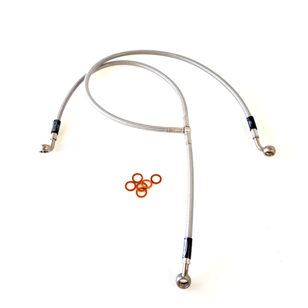 Racing front brake line set