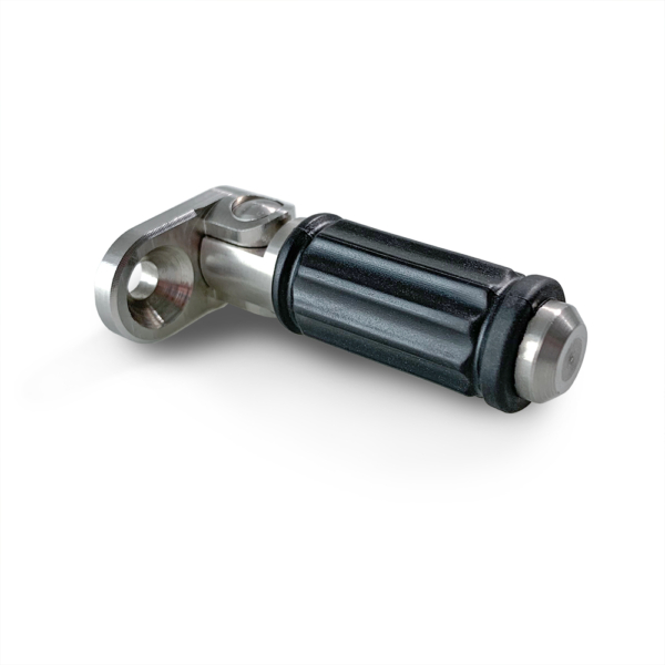 Folding peg brake lever, right