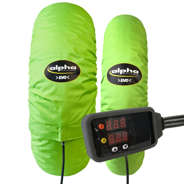 Tyre warmer set >EVO< Supersport 300, green
