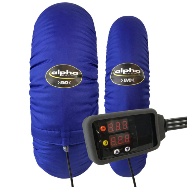 Tyre warmer set >EVO< Supersport 300, blue