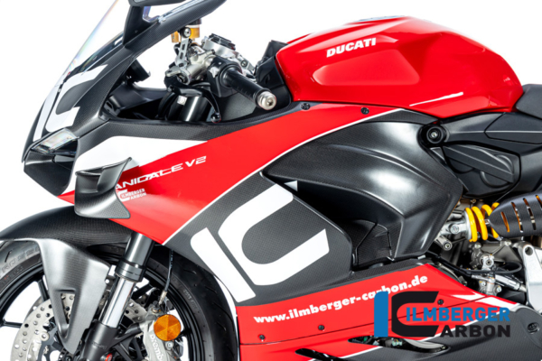 Verkleidungsseitenteil für Winglet vorbereitet links matt Panigale V2