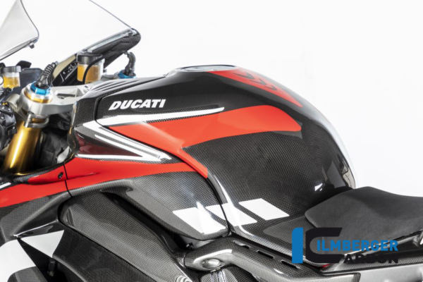 Tankverkleidung mit Crashpads glanz Ducati V4 Panigale Racing – Bild 2