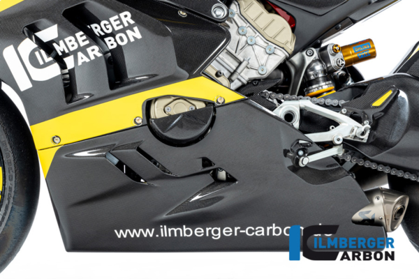 Verkleidungsunterteil glanz niedriger Auspuff Panigale V4 (S) 2022 Racing – Bild 2