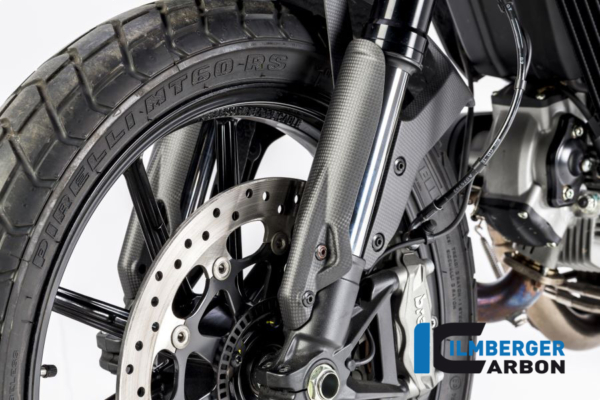 Standrohrcover links matt Ducati Scrambler'16