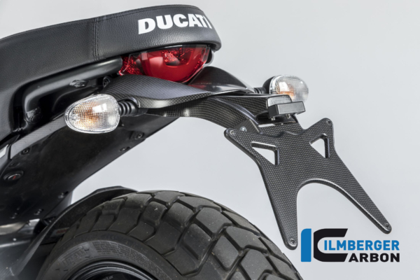 Oberer Kennzeichenträger matt Ducati Scrambler