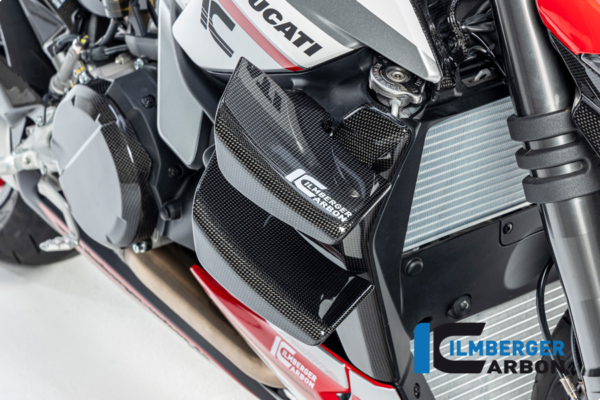 Wasserkühlerabdeckung rechts glanz Ducati Streetfighter V2