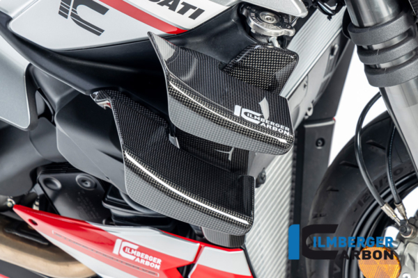 Wasserkühlerabdeckung rechts glanz Ducati Streetfighter V2 – Bild 2