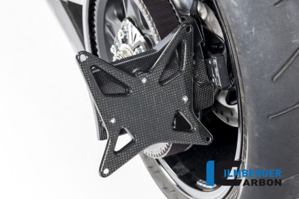 Kennzeichenhalter inkl.Zahnriemenabdeckung glanz Ducati XDiavel'16 / Diavel 1260