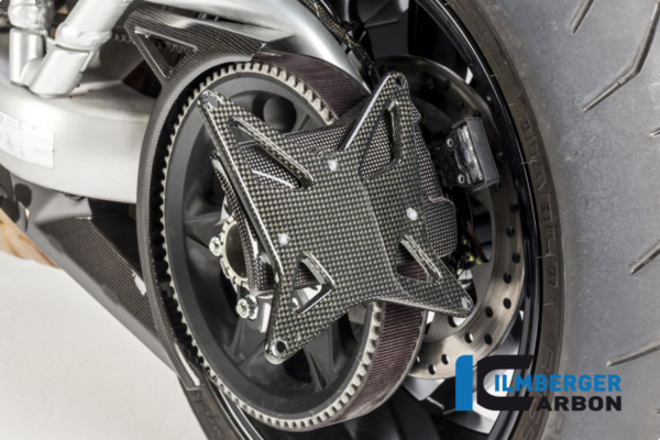 Kennzeichenhalter inkl.Zahnriemenabdeckung glanz Ducati XDiavel'16 / Diavel 1260 – Bild 2