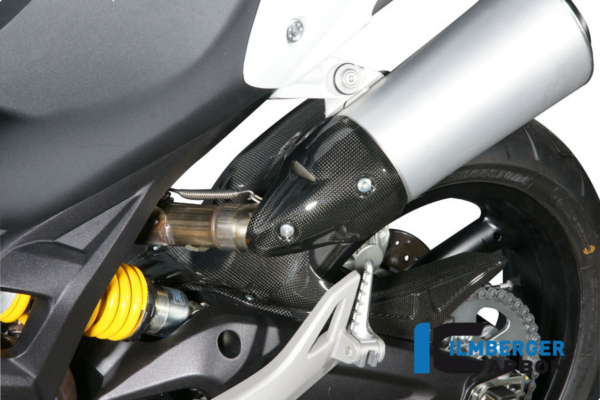 Auspuffhitzeschutz links Carbon – Bild 3