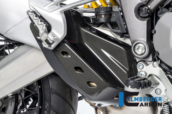 Auspuffhitzeschutz carbon glanz Ducati MTS 1200'16 Enduro