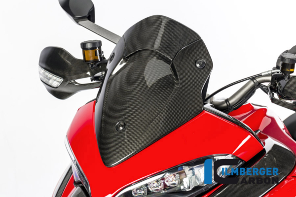 Windschild (glänzende Oberfläche) Carbon - Ducati Multistrada 1200 DVT ab Bj 2015