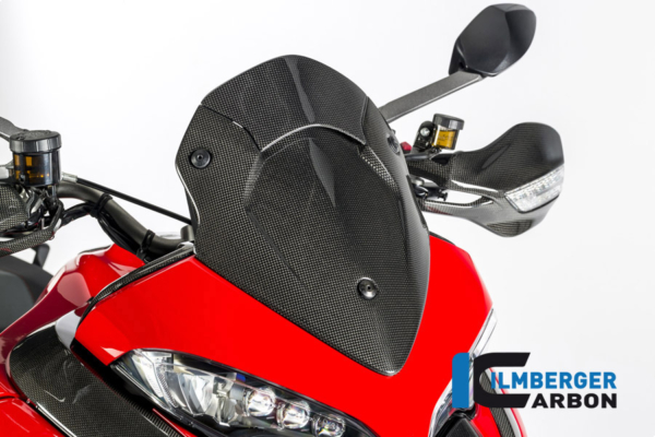 Windschild (glänzende Oberfläche) Carbon - Ducati Multistrada 1200 DVT ab Bj 2015 – Bild 2